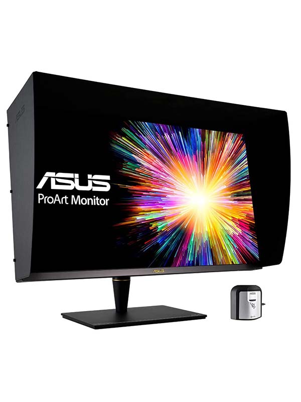ASUS ProArt PA32UCX-K 4K HDR IPS Mini LED Professional Monitor, IPS 32 inches ( 3840 x 2160 )pixels 1200 nits, 10 bit, Dolby Vision, Hardware Calibration, Thunderbolt™ 3, Calman Ready & ColourSpace Integration, Black with Warranty 