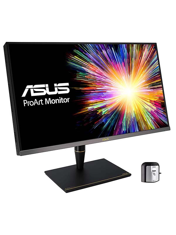 ASUS ProArt PA32UCX-K 4K HDR IPS Mini LED Professional Monitor, IPS 32 inches ( 3840 x 2160 )pixels 1200 nits, 10 bit, Dolby Vision, Hardware Calibration, Thunderbolt™ 3, Calman Ready & ColourSpace Integration, Black with Warranty 