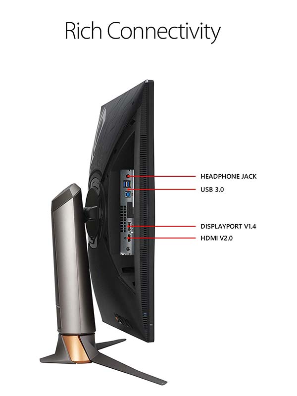 ASUS ROG Swift PG259QN eSports G-SYNC Gaming Monitor 24.5-Inch FHD (1920 x 1080), 360 Hz, Fast IPS, 1 ms (GTG), HDR, NVIDIA ULMB, PG259QN, Black with Warranty 