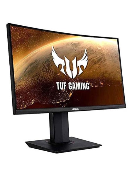ASUS TUF Gaming VG24VQ Curved  23.6-Inch Full HD (1920 x 1080) Gaming Monitor, 144Hz, Extreme Low Motion Blur™, FreeSync™, 1ms (MPRT), Shadow Boost, VG24VQ. Black with Warranty 