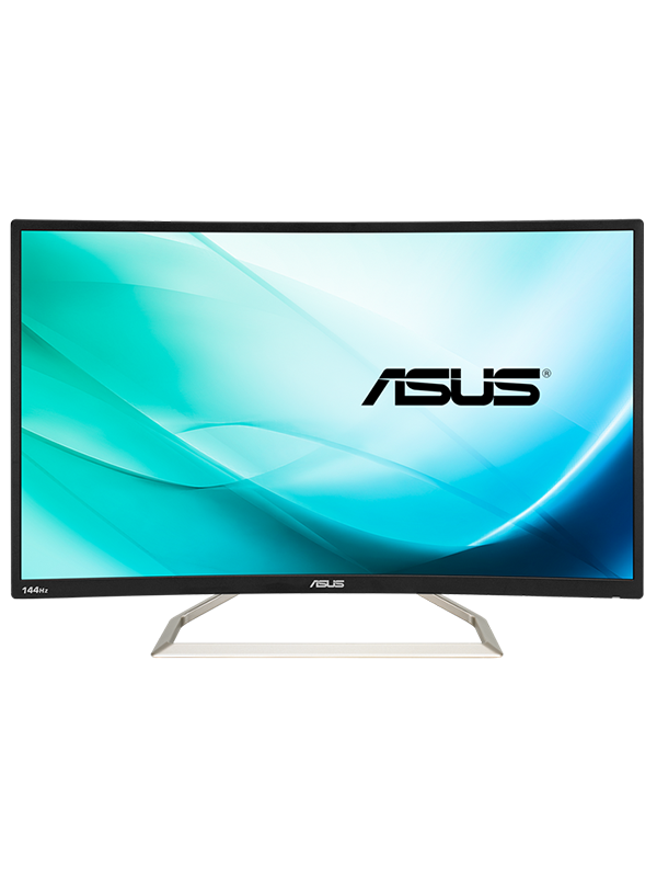 ASUS VA326HR 31.5-Inch FHD (1920x1080) Gaming Monitor, 144Hz, Curved, Flicker free, Low Blue Light, VA326HR, Black with Warranty 