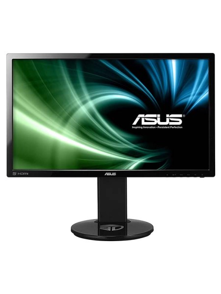 ASUS VG248QE 24-Inch FHD (1920x1080), 1ms, Up to 144Hz, 3D Vision Ready LED Ultimate Fast Gaming Monitor, Black with Warranty 