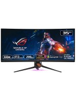 ASUS ROG Swift PG35VQ Ultra-Wide 35-Inch (3440 x 1440) HDR Gaming Monitor, 200Hz, 2ms, G-SYNC Ultimate, Quantum-dot, Smart Fan Control, Aura Sync, Hi-fi-grade ESS Amplifier, PG35VQ, Black with Warranty 