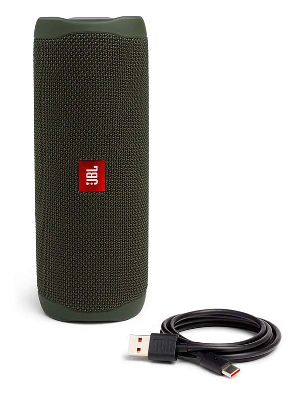 JBL Flip 5 Portable Waterproof Wireless Bluetooth Speaker, Green