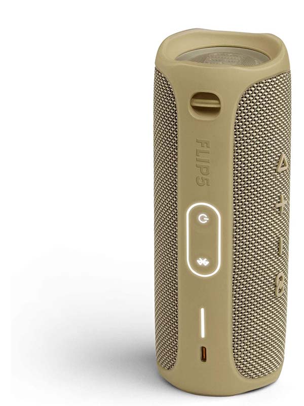JBL Flip 5 Portable Waterproof Wireless Bluetooth Speaker, Sand