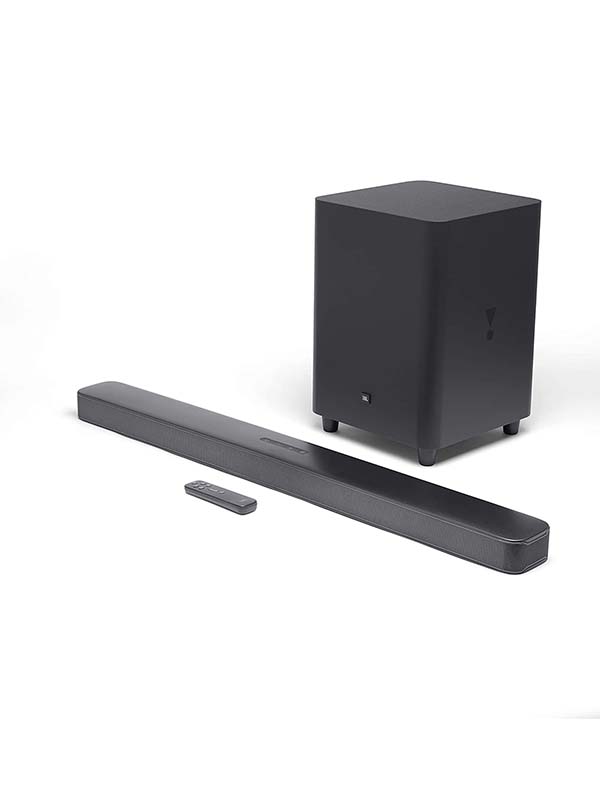 JBL Bar 5.1 Channel Surround Soundbar with Multibeam Sound Technology, Black 