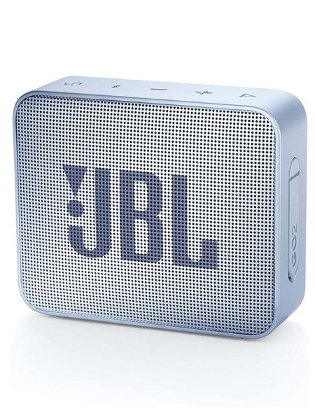 JBL GO2 Ultra Portable Waterproof Bluetooth Speaker, Cyan