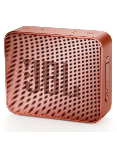 JBL GO2 Ultra Portable Waterproof Bluetooth Speaker, Cinnamon