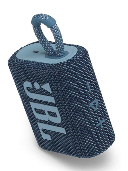 JBL Go 3 Portable Waterproof Wireless Speaker with Bluetooth, Blue