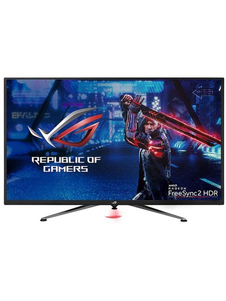 ASUS ROG Strix XG438Q 43-Inch 4K (3840 x 2160) HDR Large Gaming Monitor 120 Hz, FreeSync™ 2 HDR, DisplayHDR™ 600, DCI-P3 90%, Shadow Boost, 10W Speaker*2, Remote Control, XG438Q - Black with Warranty 