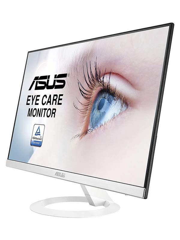 ASUS VZ279HE-W 27-Inch  FHD (1920 x 1080), 75Hz IPS, Ultra-Slim Design, HDMI, D-Sub, Flicker Free, Low Blue Light, TUV Certified Monitor, VZ279HE-W - White with Warranty 