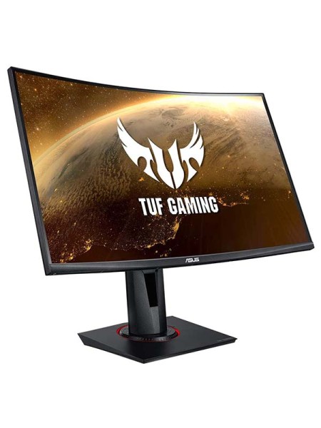 ASUS TUF Gaming VG27WQ 27-Inch (2560 x 1440) Curved Monitor, WQHD, 165Hz, Extreme Low Motion Blur™, Adaptive-sync, Display HDR™ 400, VG27WQ - Black with Warranty 