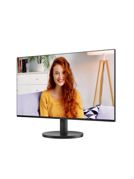 AOC 24B3HA2, AOC 24-Inch Monitor, 23.8-Inch Full HD IPS Display, 1920x1080 Resolution, 120Hz Refresh Rate, 1ms MPRT, Adaptive Sync, HDMI 1.4, VGA, Dual 2W Speakers, Frameless Black Design, 3-Year Warranty | 24B3HA2