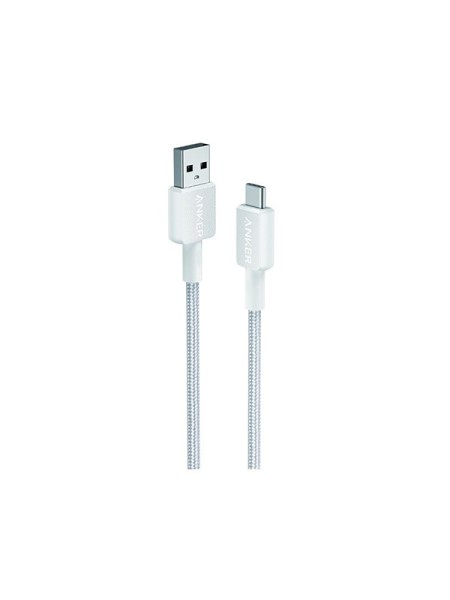 Anker 322 3Feet Braided USB-A to USB-C Cable, White | A81H5H21