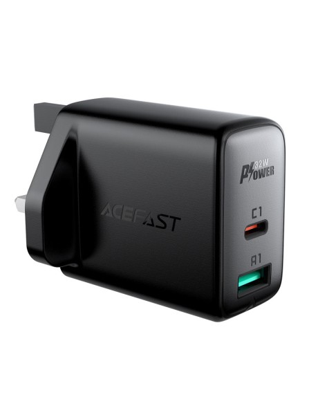 ACEFAST A8 PD32W(USB-C+USB-A) dual port charger black | ACEFAST A8 Black