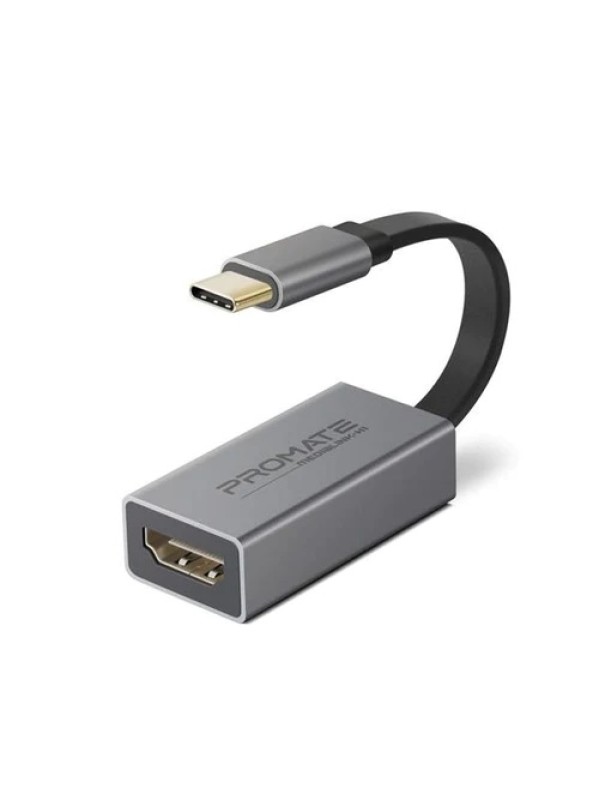 Promate MediaLink-H1 High Definition USB-C to HDMI Adapter 4K 1080P HD SUPPORT | MediaLink-H1