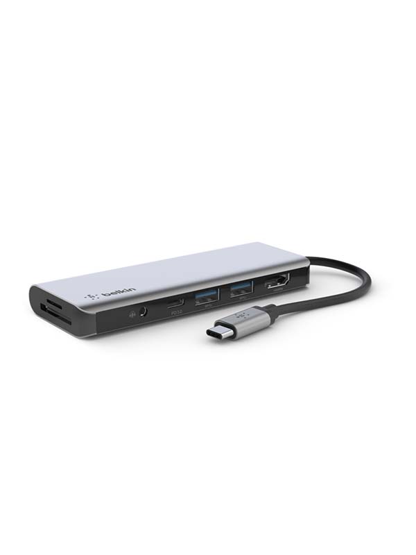 BELKIN USB-C 7-IN-1 Multiport Hub Adapter | AVC009BTSGY