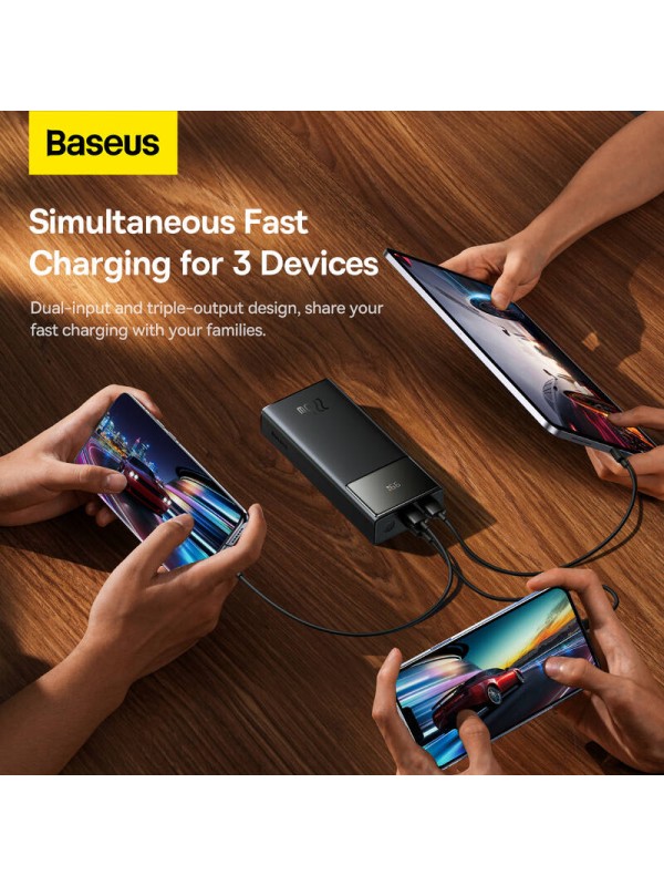 Baseus Star-Lord Digital Display Fast Charge Power Bank 20000mAh 22.5W Black | CCNLZ-C0G