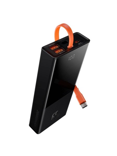 Baseus Elf Digital Display Fast Charging Power Bank 20000mAh 65W Black | PPJL000001