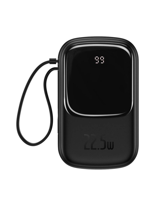 Baseus Qpow Digital Display quick charging power bank 20000mAh 22.5W (With Type-C Cable)Black | PPQD-I01