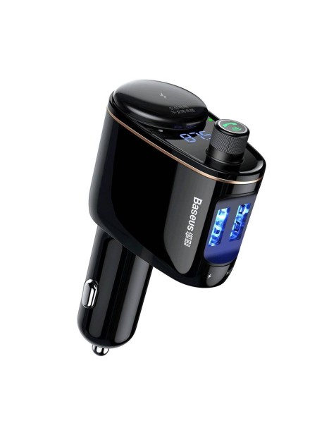 Baseus Locomotive Bluetooth MP3 Vehicle Charger Black | CCALL-RH01