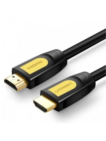 UGREEN HD101-10130 HDMI Round Cable 3m 4K/60HZ Yellow Black | HD101-10130