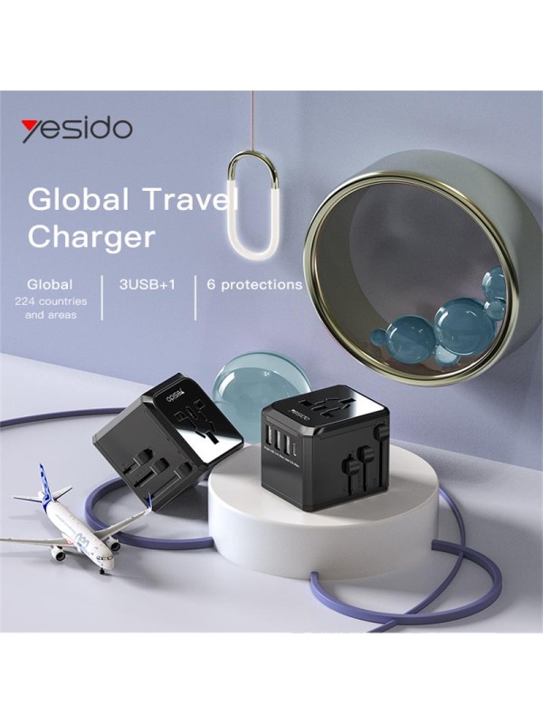 Yesido MC09 4 Port Universal Adapter | MC09