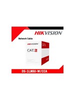 Hikvision DS-1LN6U-W/CCA, CAT6 23 AWG Networking Cable, 305 m, CCA Cable, Black | DS-1LN6U-W/CCA