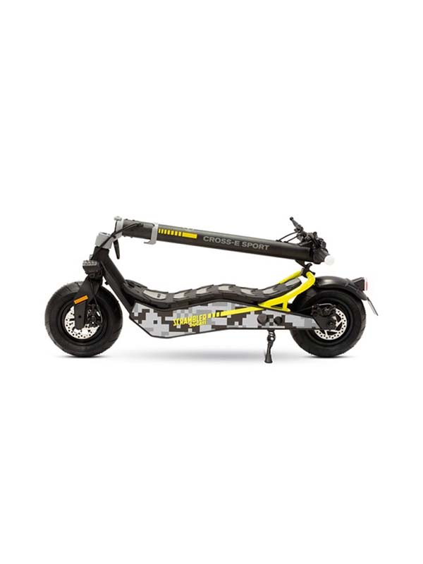 Ducati Scrambler Cross-E Sport E-Scooter With Turn Signals, Max Speed 25km/h 500W Brushless Motor, 48V, 10.4Ah, 499Wh 52 cells Battery, Foldable | MT-SC-DUC-ES-CROSSE-SPRTS-WTS