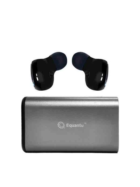 Equantu SQ-603 Quran Buds, Quran Wireless Bluetooth Touch Control Earbuds, Black
