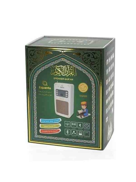 Equantu SQ-669 Quran Speaker Smart Wall Plug with Remote Bluetooth/Radio/USB & SD