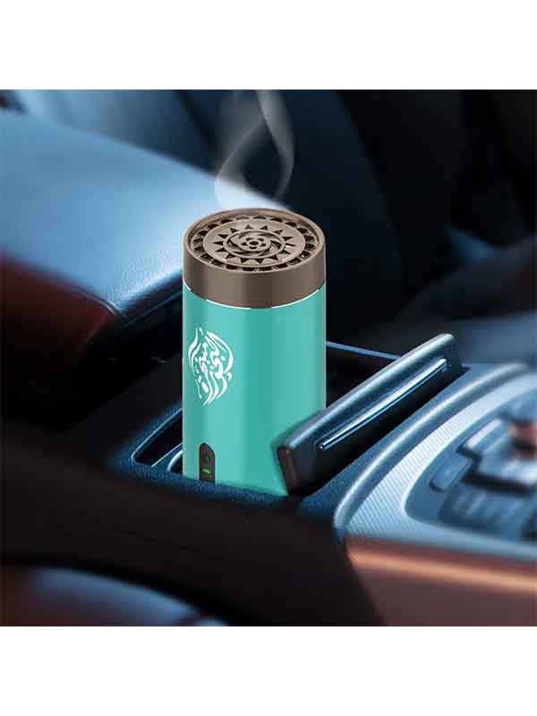 Equantu SQ803 Muslim Gift Car Aromatherapy Machine Bakhoor Bukhoor Car Rechargeable Incense Burner, Assorted Color