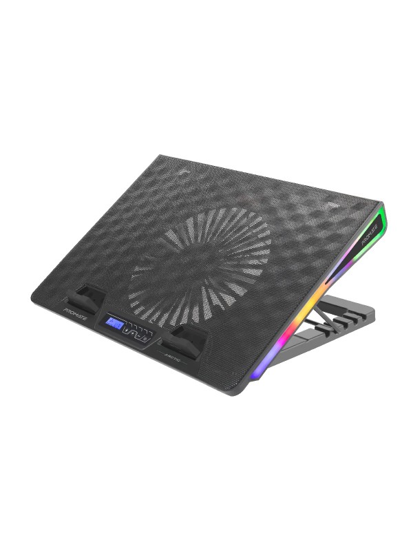 Vertux Arctic Portable Height Adjustable RGB Gaming Cooling Pad | Arctic