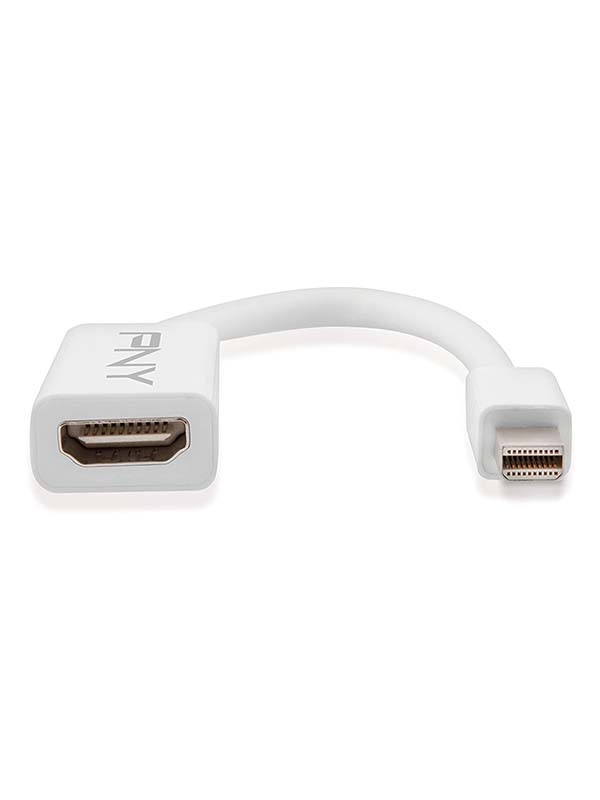 PNY Mini Display Port to HDMI Adapter White | A-DM-HD-W01-RB