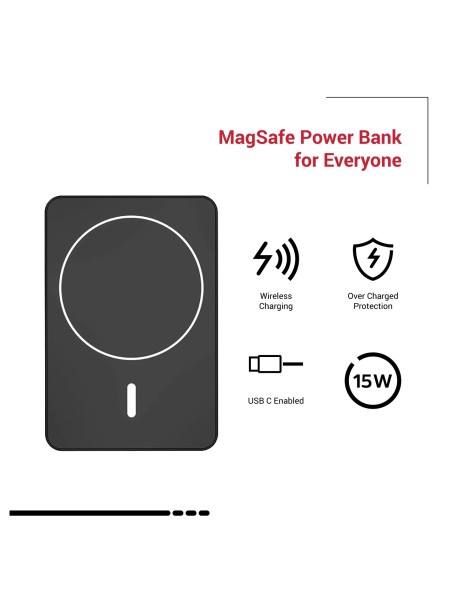 Tingz 5000mAh MY Tiny MagSafe Wireless Power bank with 5 Years Warranty