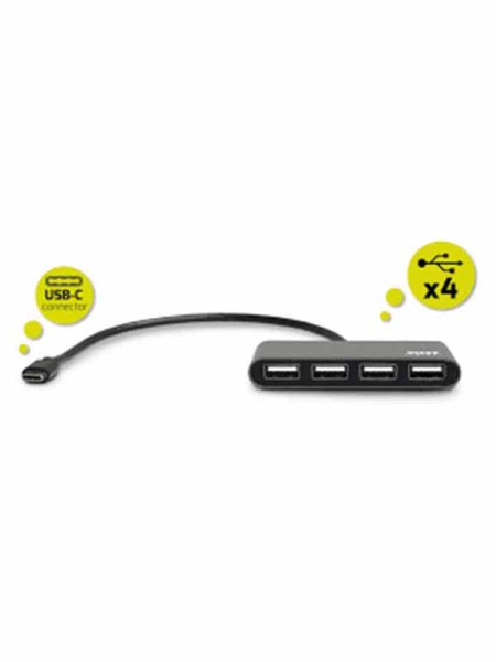 USB C HUB 4 PORT, 900128