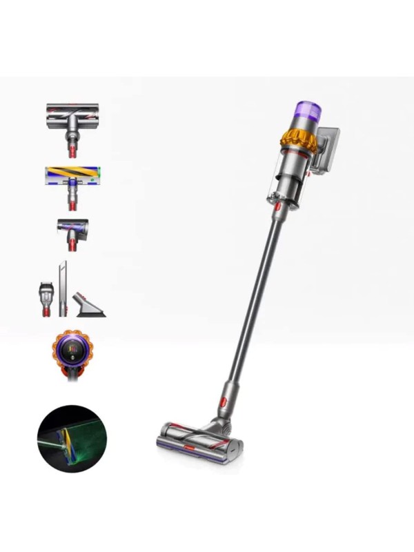 Dyson V15 Detect Absolute Cordless Vacuum Cleaner Yellow & Nickel  | Dyson V15 Detect