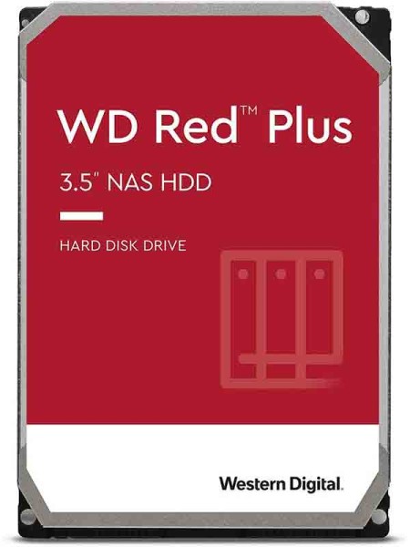 Western Digital 2TB WD Red Plus NAS Internal Hard Drive HDD -WD20EFZX