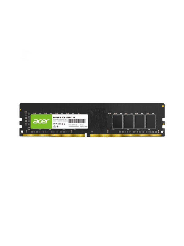 Acer UD100 BL.9BWWA.222, 8GB DDR4-3200 Desktop RAM, 3200MHz, CL22, 288-Pin UDIMM, 1.2V | BL.9BWWA.222 Acer UD100 BL.9BWWA.222, 8GB DDR4-3200 Desktop RAM, 3200MHz, CL22, 288-Pin UDIMM, 1.2V | BL.9BWWA.222