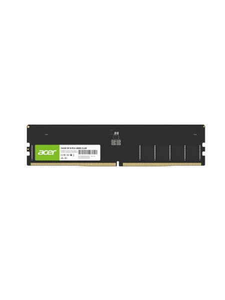 Acer UD200 16GB DDR5-4800 Desktop RAM, 4800MT/s, PC5-38400, CL40, 1Rx8, 288-Pin, 1.1V with Warranty | BL.9BWWA.420