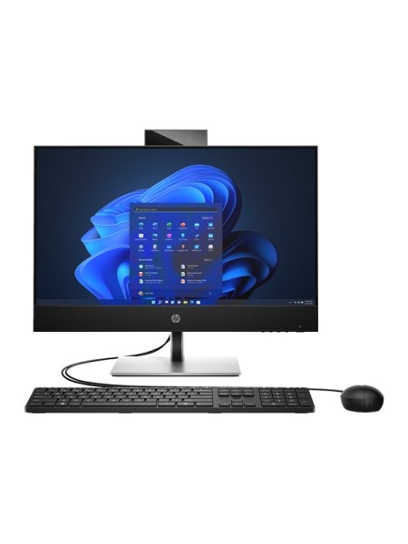 HP ProOne 440 G9 All In One PC, 12th Gen Intel Core i5-12400, 16GB RAM, 1TB SSD, Intel UHD Graphics, 23.8″ FHD IPS 250nits 72% NTSC Display, Windows 10 Pro, Wired English Keyboard & Mouse, Black with Warranty | 564F8AV
