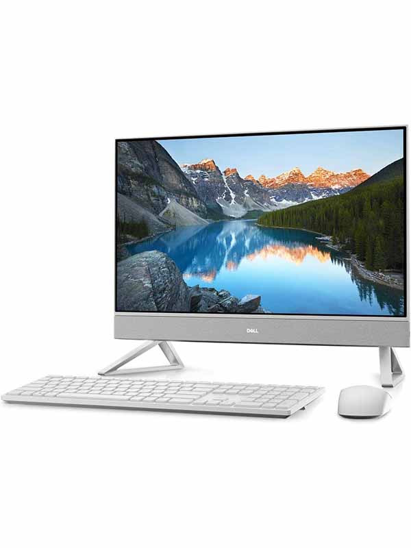 Dell Inspiron 5410 All In One PC, 12th Gen Intel Core i7-1255U, 23.8" FHD Infinity Touch Screen, 16GB RAM, 1TB HDD+256GB SSD, NVIDIA GeForce MX 550 2GB Graphics,  Windows 11 Home, White with Keyboard & Mouse & Warranty | Dell 5410