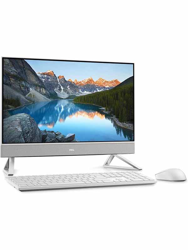 Dell Inspiron 5410 All In One PC, 12th Gen Intel Core i7-1255U, 23.8" FHD Infinity Touch Screen, 16GB RAM, 1TB HDD+256GB SSD, NVIDIA GeForce MX 550 2GB Graphics,  Windows 11 Home, White with Keyboard & Mouse & Warranty | Dell 5410