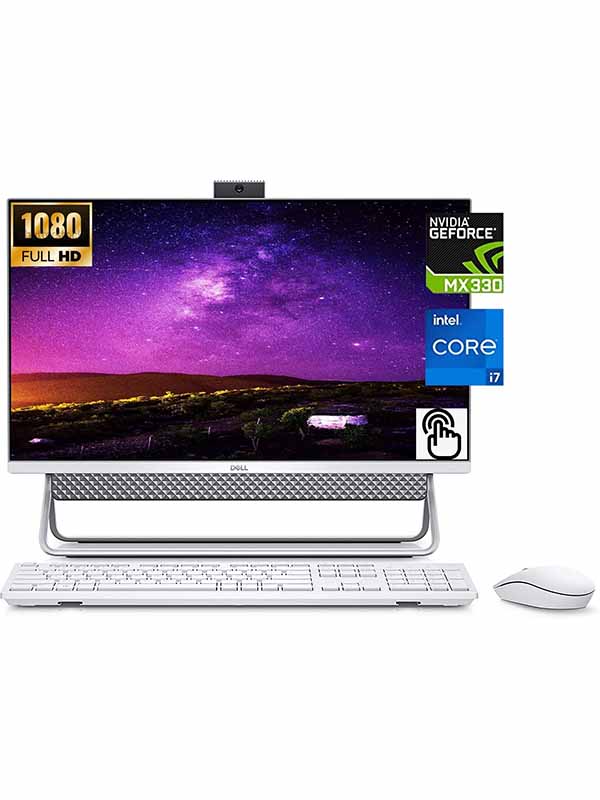 Dell Inspiron 27 7000 Series All-in-One Desktop,11th Gen Intel Core i7-1165G7,16GB RAM,512GB SSD+1TB HDD, GeForce MX330-1080p, 27 Inches Touchscreen, Windows 10 Home, No DVDRW | I7700-7740SLV-PUS