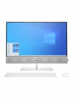 HP Pavilion 27-D1003NE All in One Desktop, 11 Gen Intel Core i7-11700T, 16GB RAM, 1TB SSD, 2GB NVIDIA GeForce MX350, 27inch FHD IPS Touch Display, Windows 11 Home with Arabic / English Wireless Mouse & Keyboard, White | 3Y0F3EA with One Year Warranty
