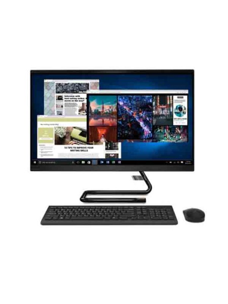 Lenovo IdeaCentre AIO 3 22ITL6 PC, 21.5inch FHD Display, 11th Gen Intel Core i3-1115G4 Processor, 4GB RAM, 256GB SSD, Integrated Graphics, Windows 11 Home, Wirless Keyboard & Mouse, Black with Warranty | IdeaCentre AIO 3 22ITL6