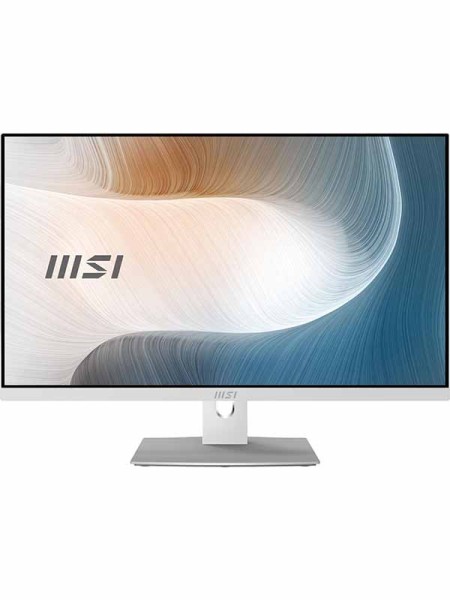 MSI AM271P All in One Desktop, 11 Gen Intel Core i7-1165G7, 16GB RAM, 512GB SSD, Intel Iris Xe Graphics, 27inch FHD IPS Display, Windows 11 Home, Silver | MSI Modern AM271P