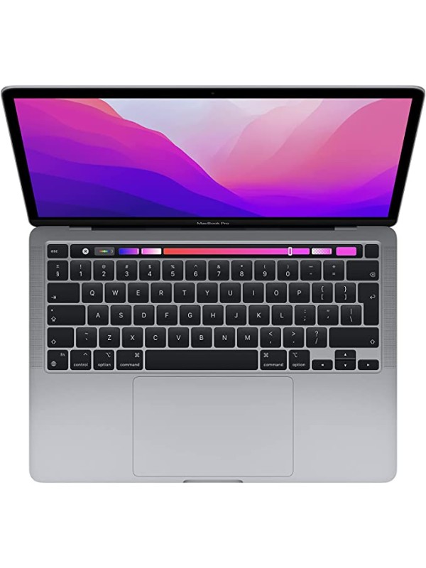 Apple MacBook Pro 2022 MNEH3LL/A, M2 Chip with8-Core CPU, 10-Core GPU, 8GB RAM, 256GB SSD, 16-core Neural Engine, 13-inch Retina display, Space Grey | MNEH3LL/A