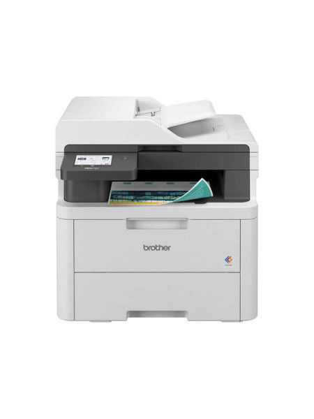 Brother MFC-L3720CDW Color Laser 4-in-1 Multifunction Printer, Print Scan Copy Fax, 18ppm A4, Auto Duplex, 50-Sheet ADF, Wi-Fi, 3.5-inch Touchscreen | MFC-L3720CDW