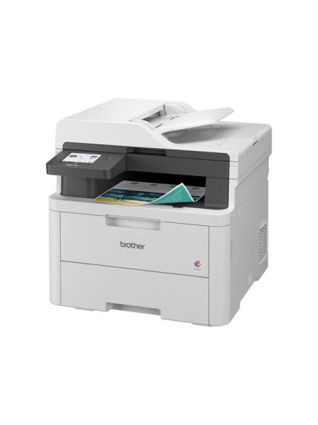 Brother MFC-L3720CDW Color Laser 4-in-1 Multifunction Printer, Print Scan Copy Fax, 18ppm A4, Auto Duplex, 50-Sheet ADF, Wi-Fi, 3.5-inch Touchscreen | MFC-L3720CDW